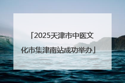 2025天津市中医文化市集津南站成功举办